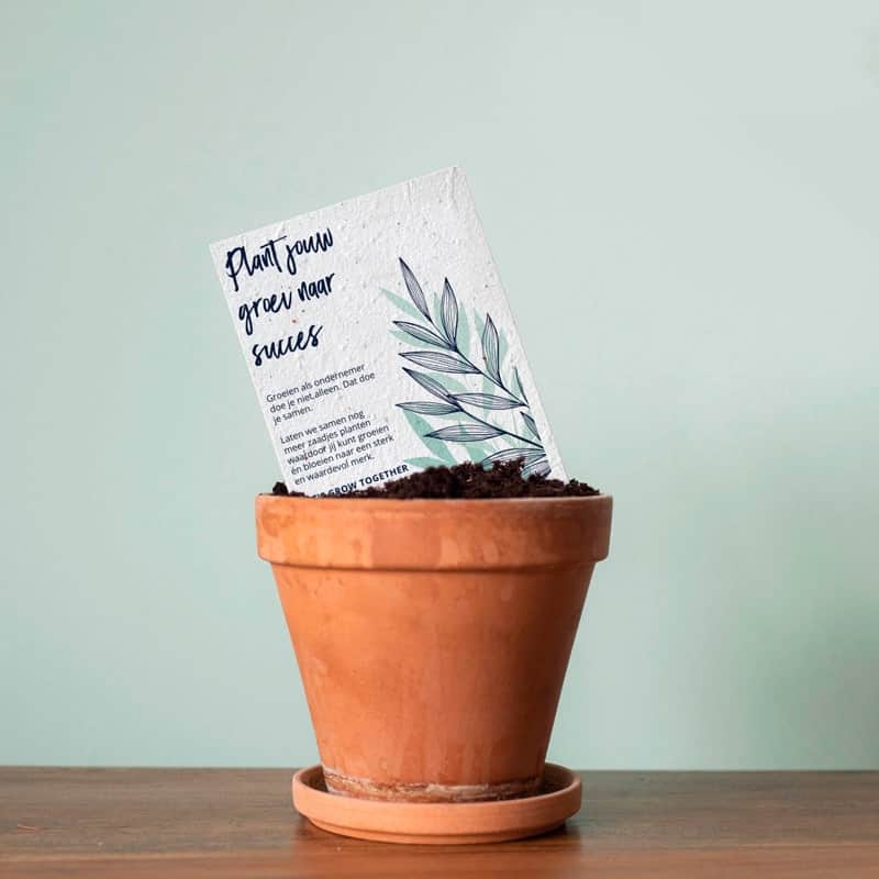 Gratis groeikaartje - plant jouw groei naar succes