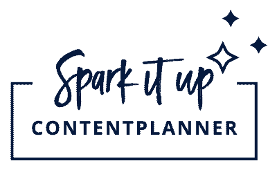 Ongedateerde jaarplanner spark it up contentplanner logo blauw illgraffdesign min
