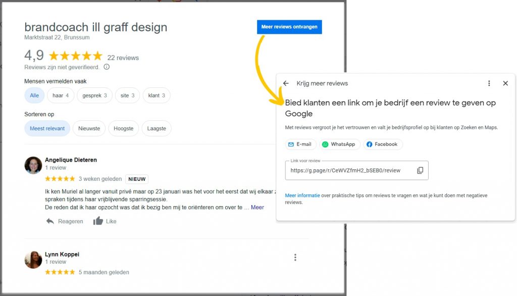 Google mijn bedrijf reviews link Google mijn bedrijf reviews link