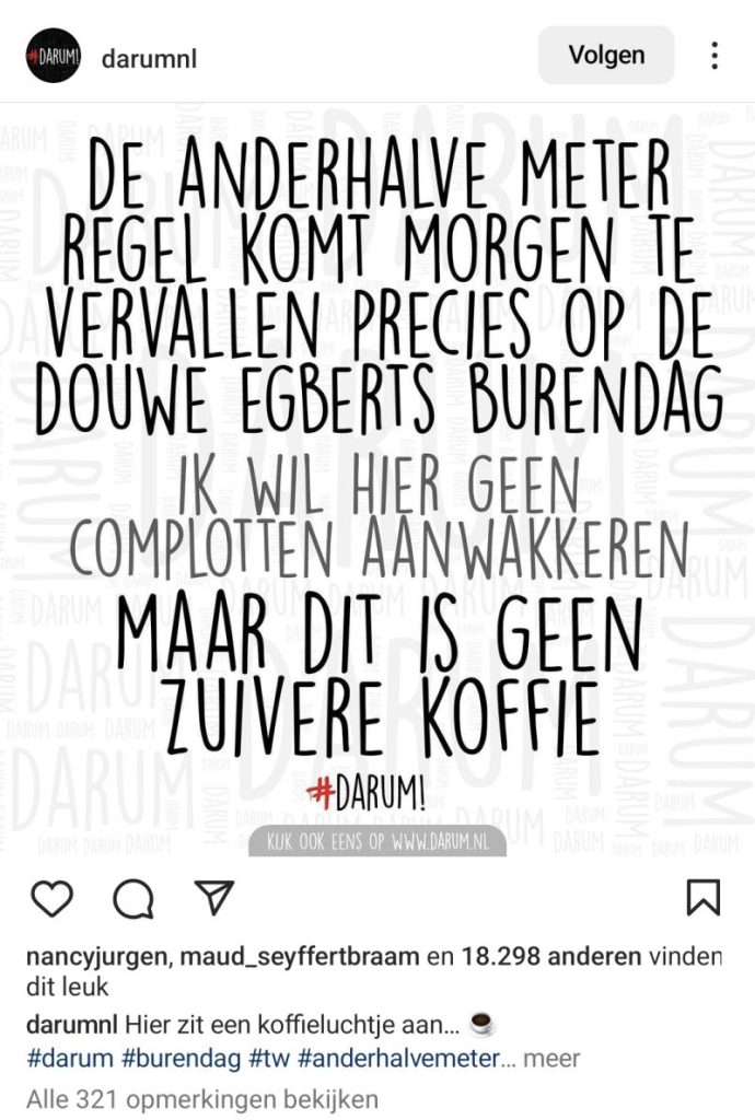 Burendag Darum haakt in op Burendag en Corona