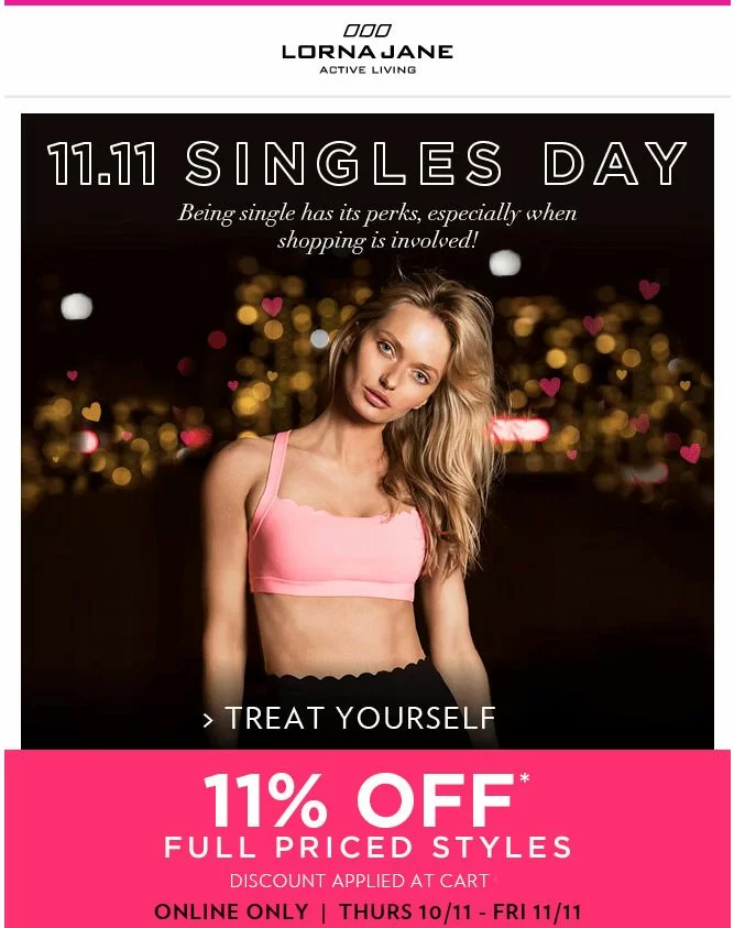 Singles Day emaiolmarketing singlesday
