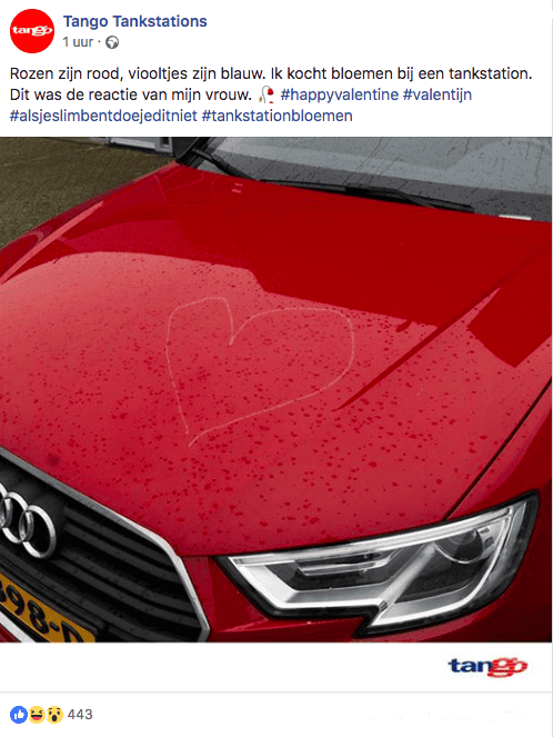 Valentijnsdag grappige inhaker valentijnsdag tango