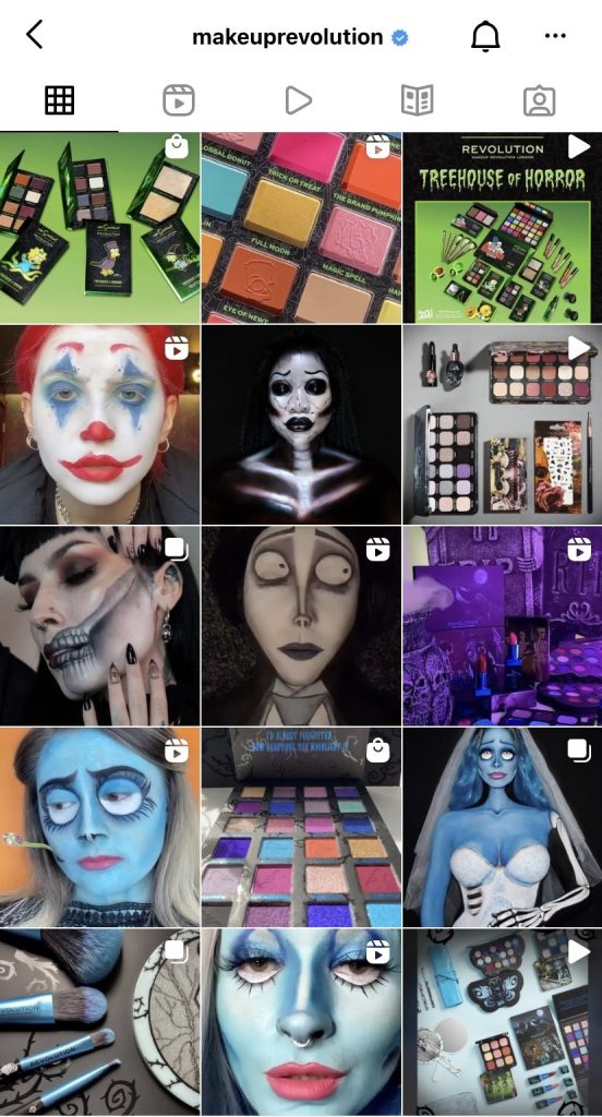 Halloween makeup revolution