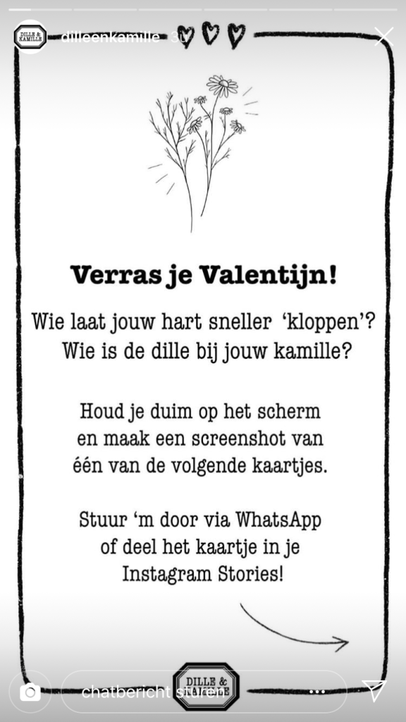 Valentijnsdag valentijndskaartje sturen dille kamille1