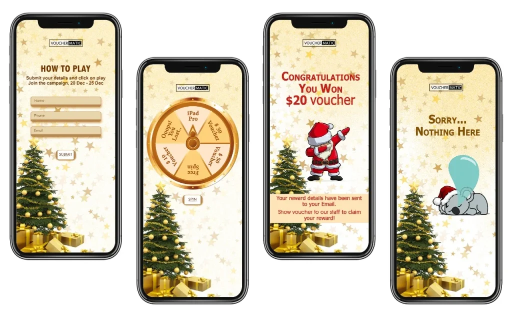 kerst Spin Win