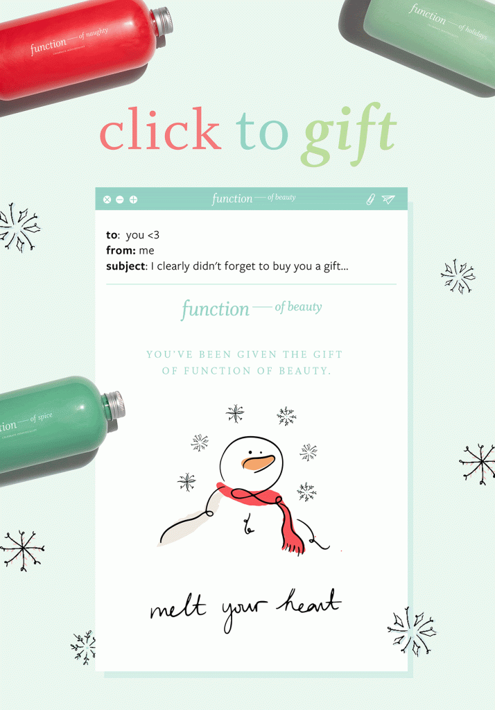 kerstmis marketing nieuwsbriefvoorbeeld