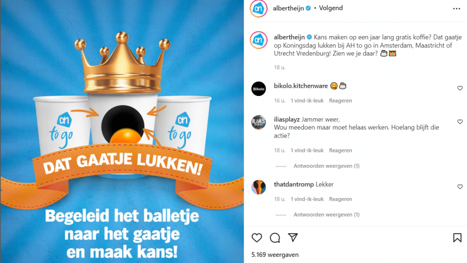 appie koningsdag actie min