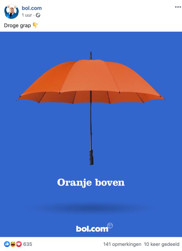 koningsdag inhaken bol regen min