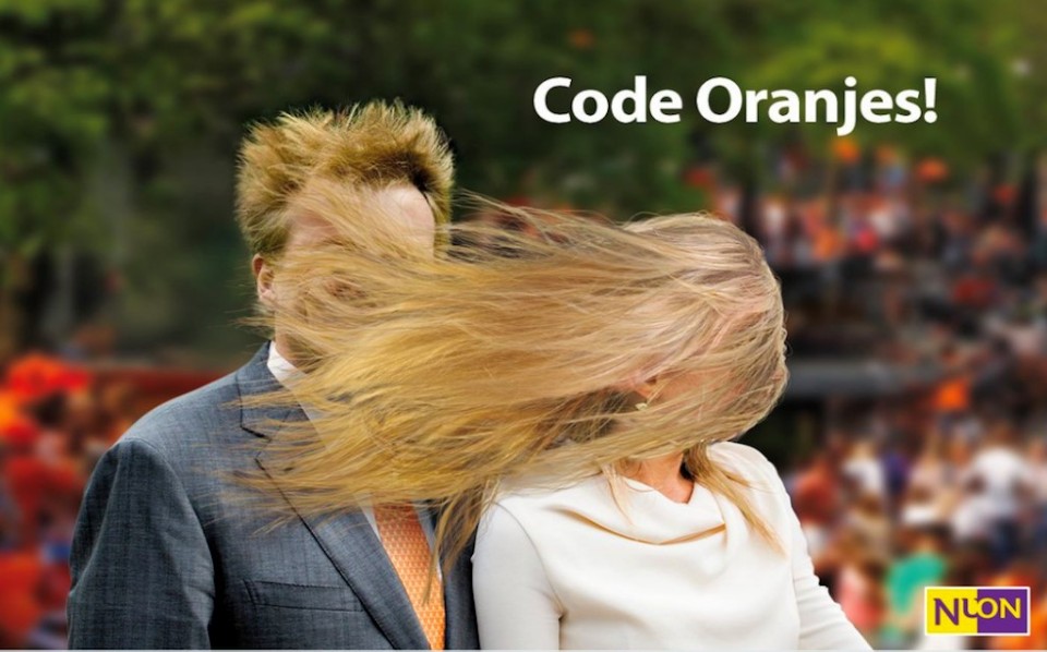 Nuon reclame voor Koningsdag